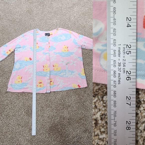 Nick & Nora Rubber Ducky Pajamas Y2k Plus Size XXL - Picture 9 of 15